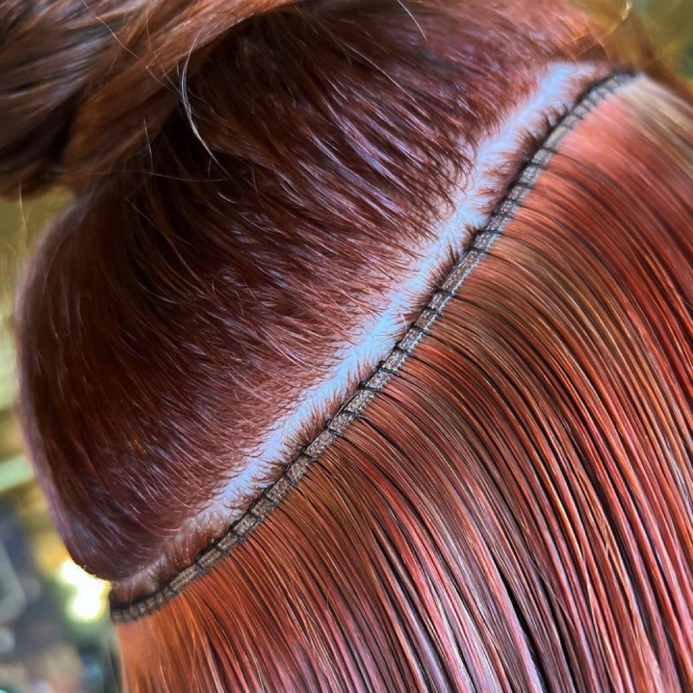 1 Row Hair Extension Move Up at Dead Rose Salon Nyki Nechiporenko in Minneapolis, MN