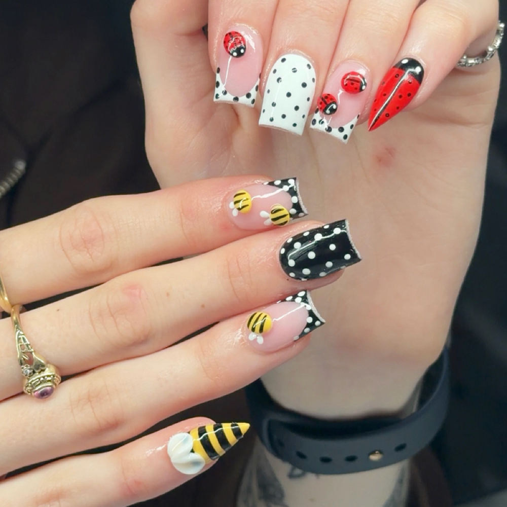 medium fill in at Lovely Nails in New Carlisle, OH