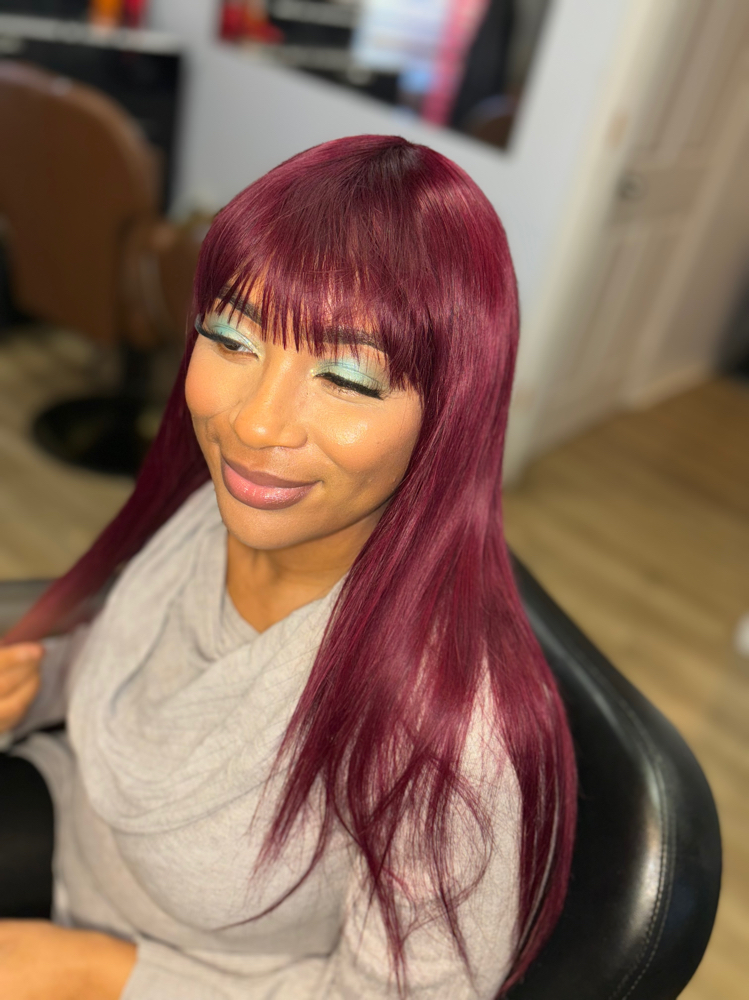 Full glam Makeup Application