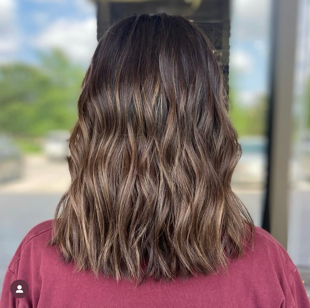 Partial Balayage at Depth and Dimension Salon in Wichita, KS