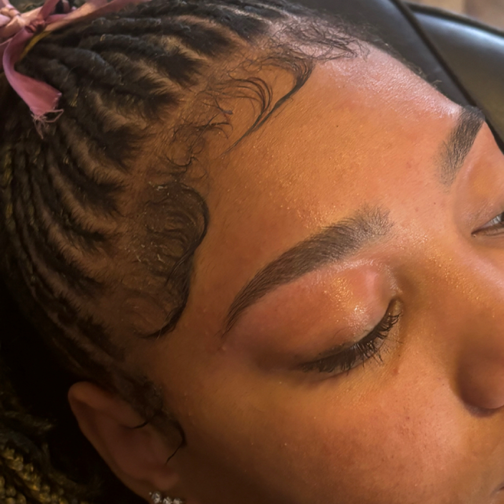 Crowned Brow Sculpt at Four Roots Beauty Collective in rock island, IL