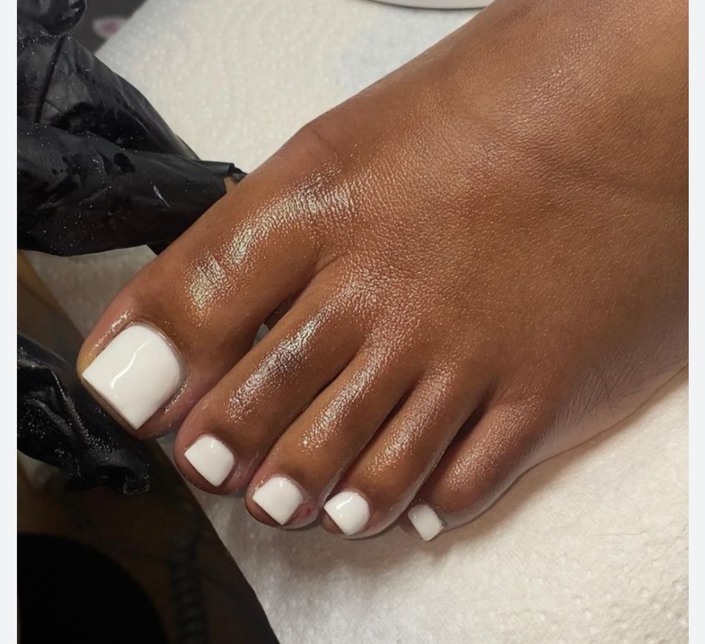 Gel Toe Polish Change