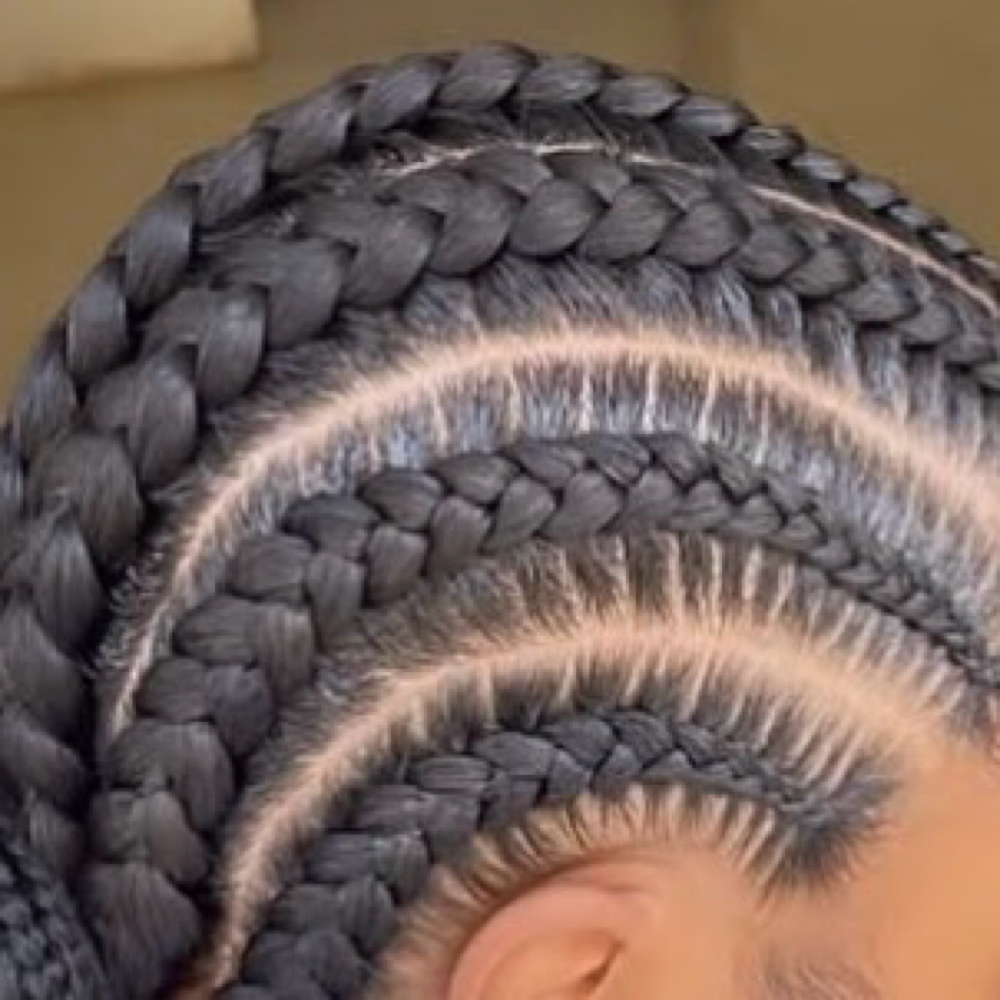 6 Corn Rows For Women at Sarafina African Hair Braiding in Chandler, AZ