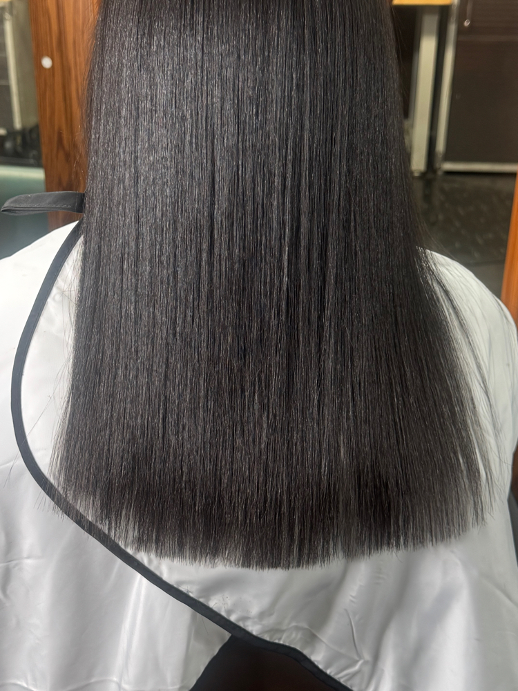 Kaliah~ Silk Press W/end Trim at Prettyrebelllc in Milwaukee, WI