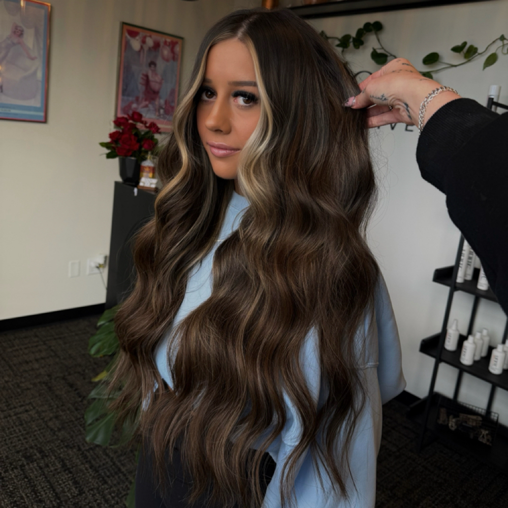 Hand Tied Full Set (2 Rows) at Jessie Sixta Hair in Loveland, CO