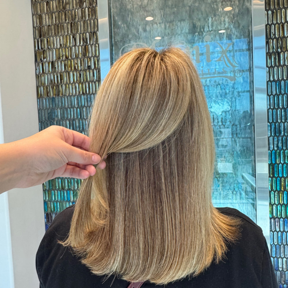 Partial Highlight + Root Retouch at Sunday Best Hair Co in Surprise, AZ