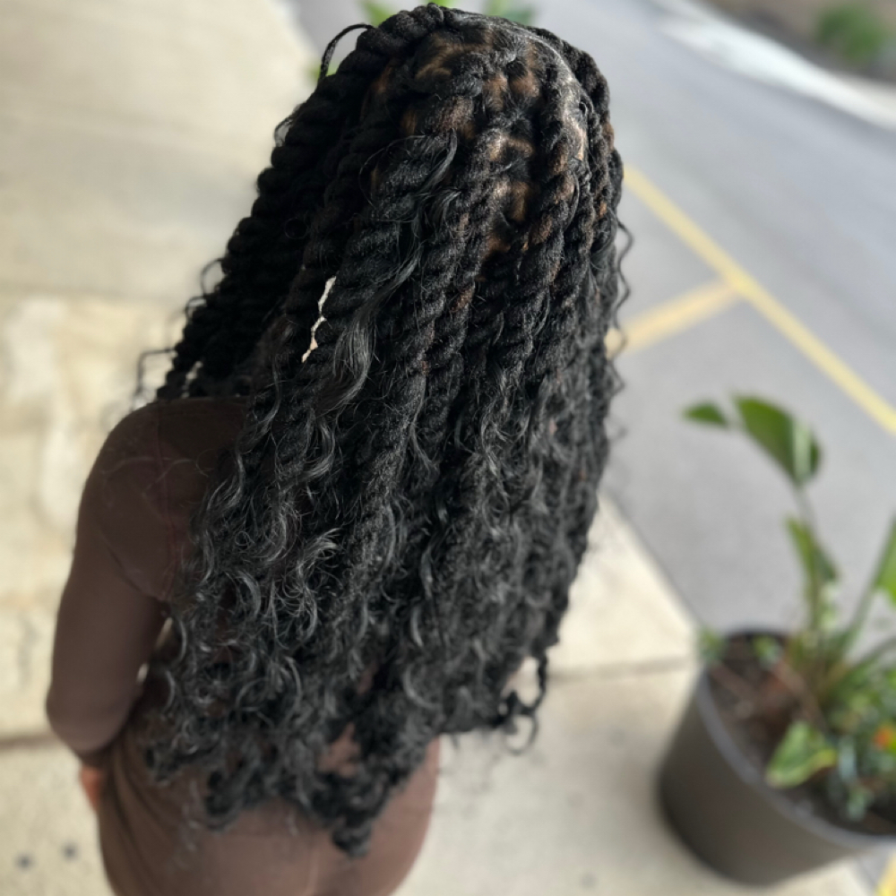 2 Strand Extended Twist at Lavish Lux Locs in Westland, MI