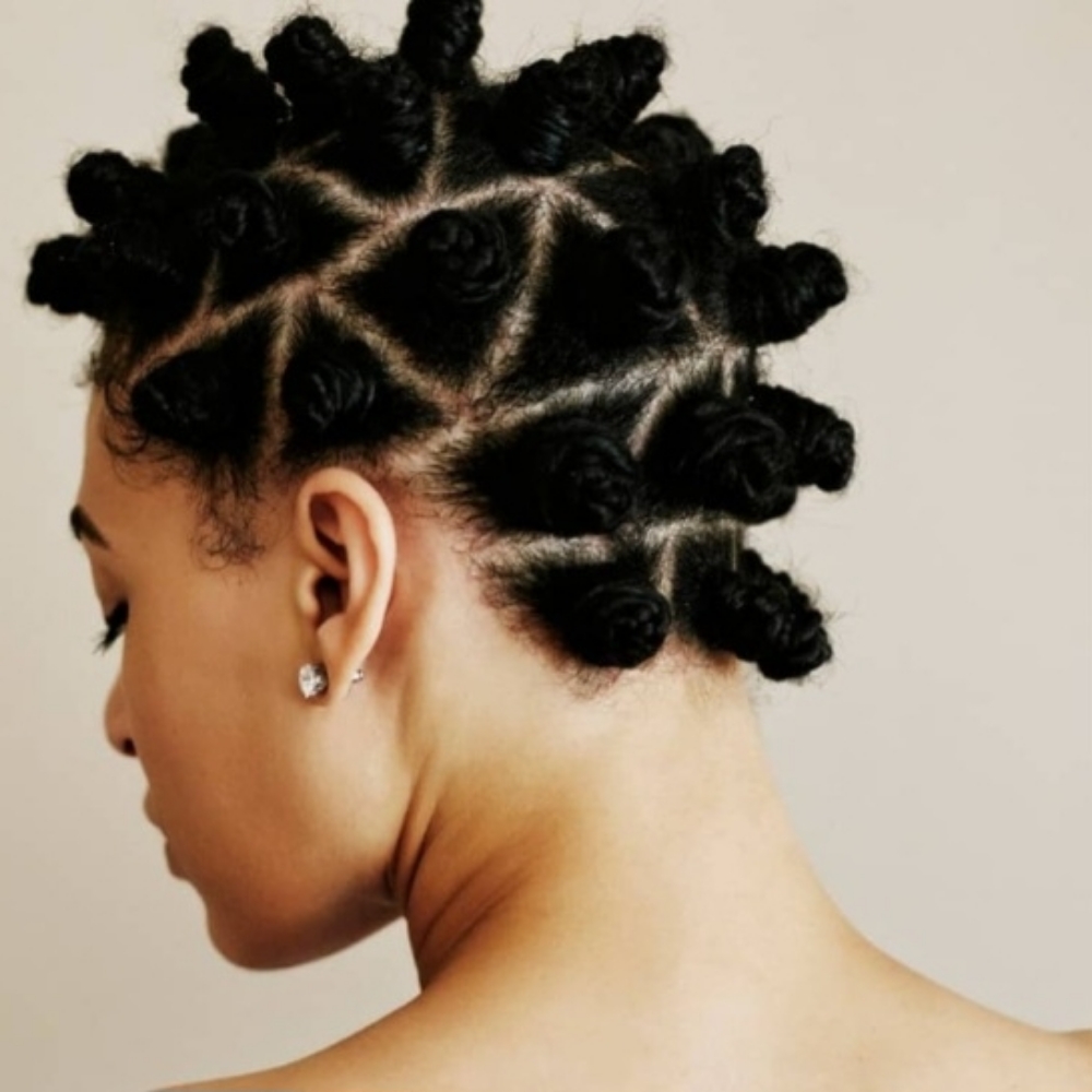 Bantu knots Naturals