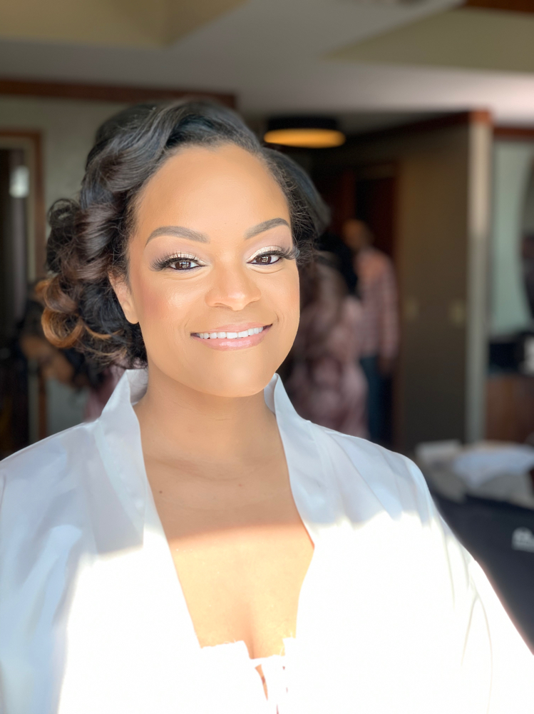 Bridal Application at Dominique Nicole Artistry in Baltimore, MD