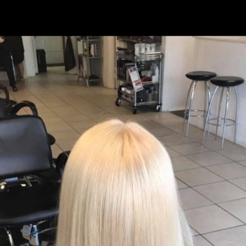 On Scalp Re-touch at Kim’s Hair in Louisville, KY