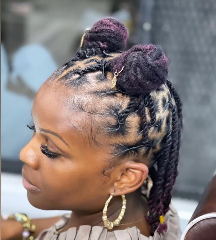 Locs for Women partial Palm Roll Only