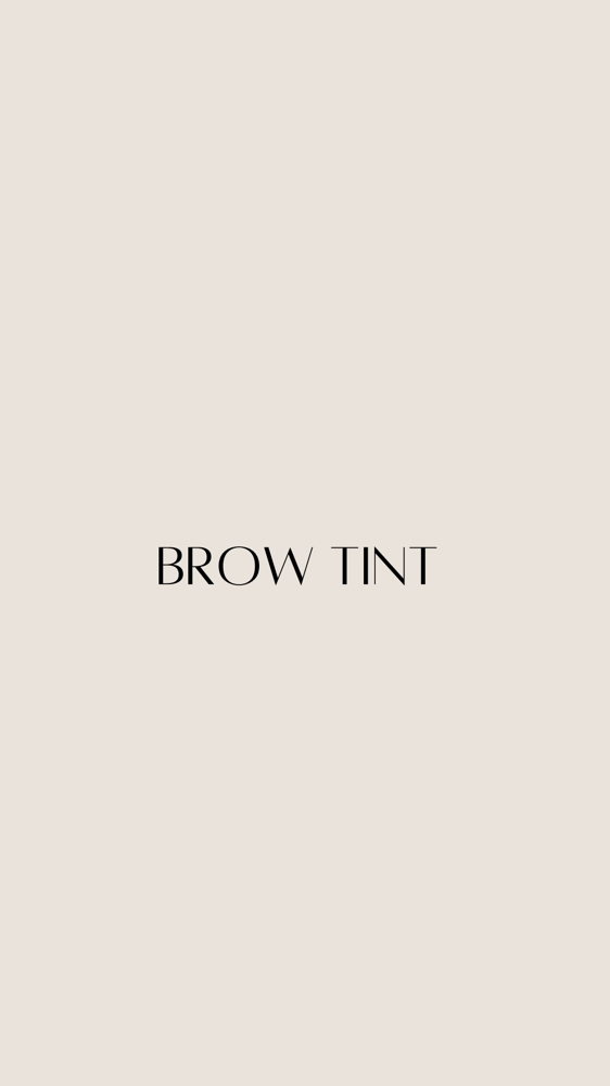 Brow Tint