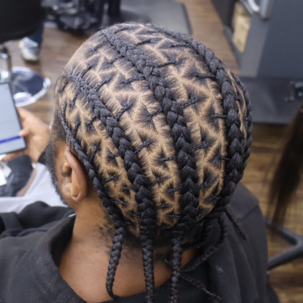 Detailed freestyle at Braidss by G in Concord, CA