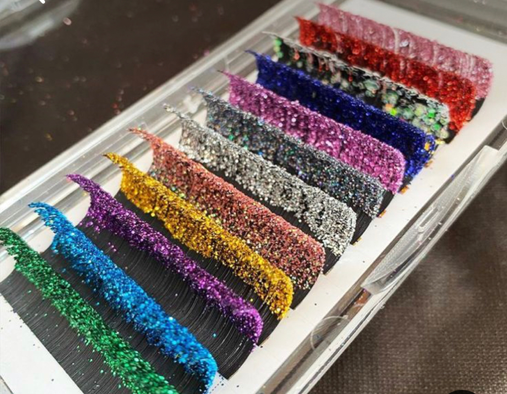 Glitter lashes