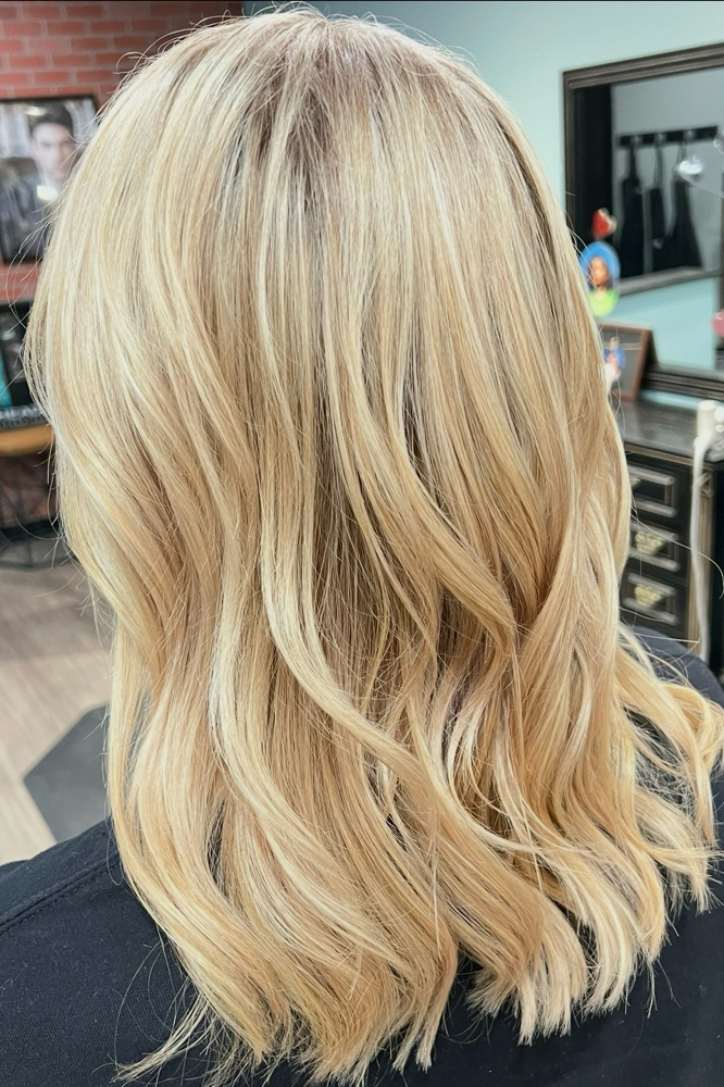 Full Highlight at Hair designs by vimmy in Owings Mills, MD