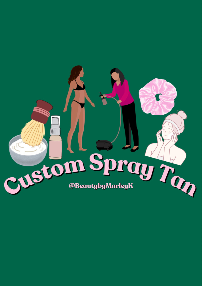 Custom Spray Tan at BeautybyMarleyK in Bangor, ME