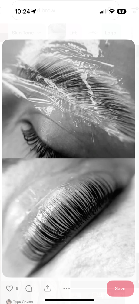 Brow Lami & Lash Lift Combo at Ur Bestie the Esthie in CA, CA