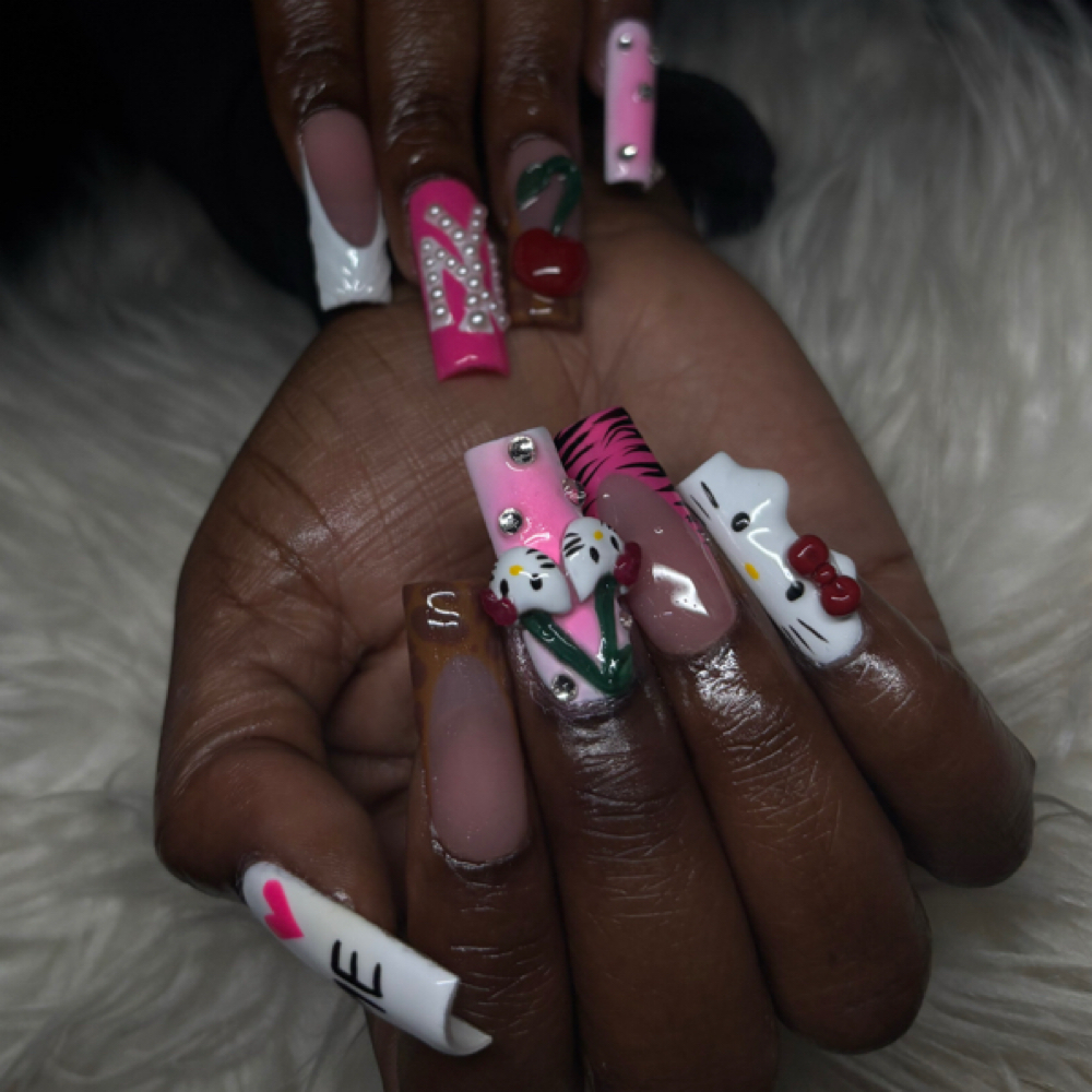 3D Sculpted Nail Art at Nails By Jailin Alyssa in Maple Heights, OH