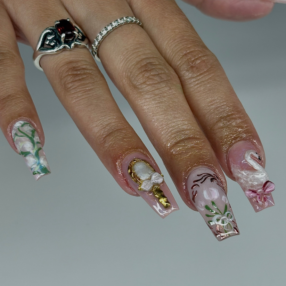 Long Level 3 Art at Elysara Beauty co in Lavon, TX