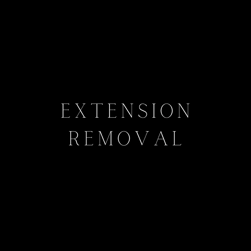 Extension Removal