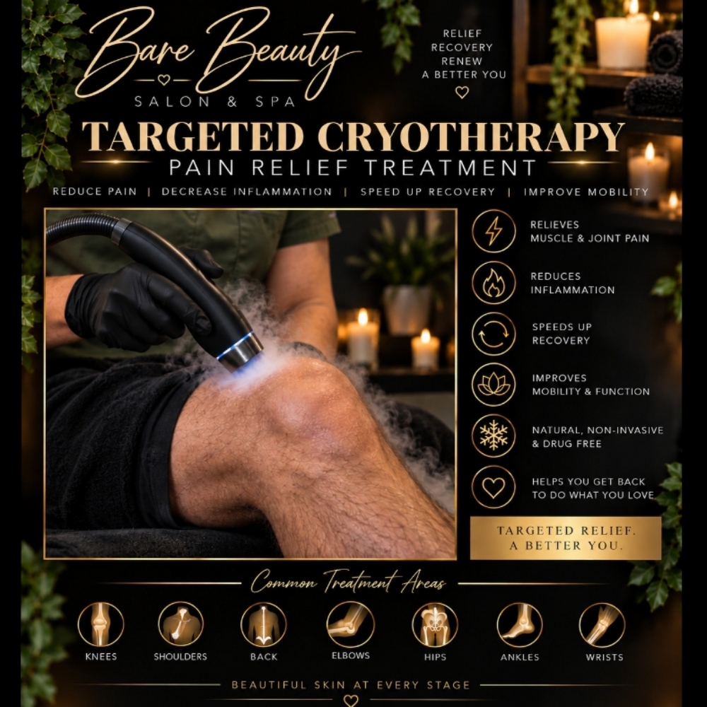Cryo Targeted Pain Treatment at Bare Beauty Salon & Spa in Fort Smith, AR