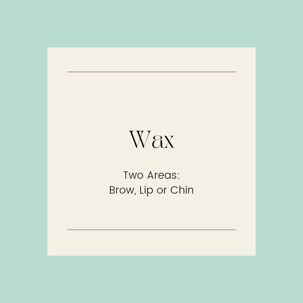 2 Zone Wax (Brow, Lip or Chin)