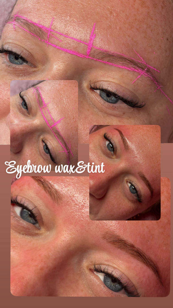Eyebrow Wax And Tint 🌸
