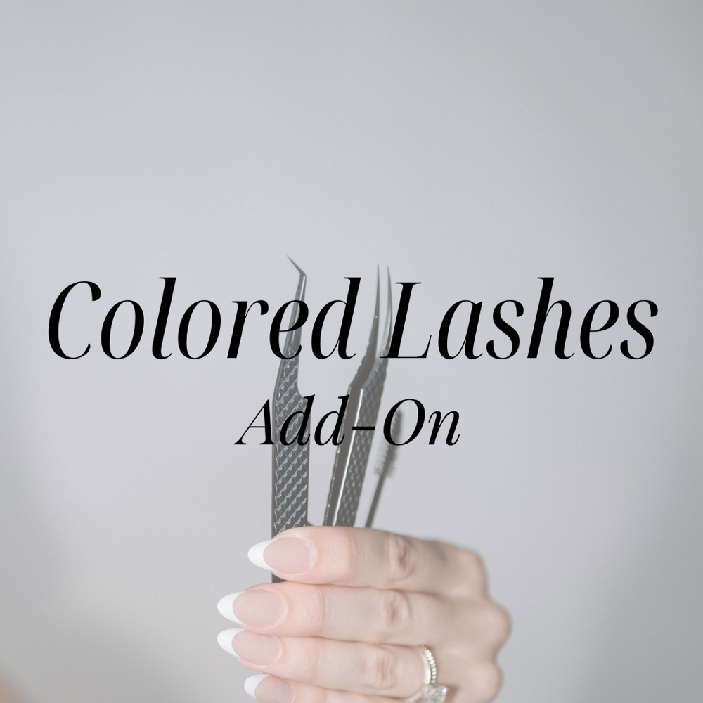 Add-On Colored Lashes at Melrose Beauty Studio in Mentor, OH