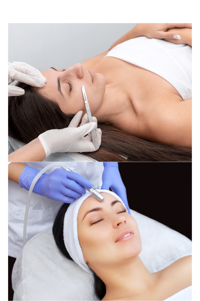 Manual Or Mechanical Exfoliation