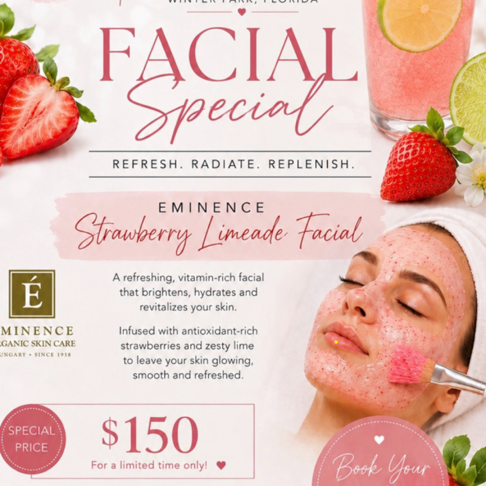 Strawberry Limeade Facial at Skin By Aisha in Winter Park, FL