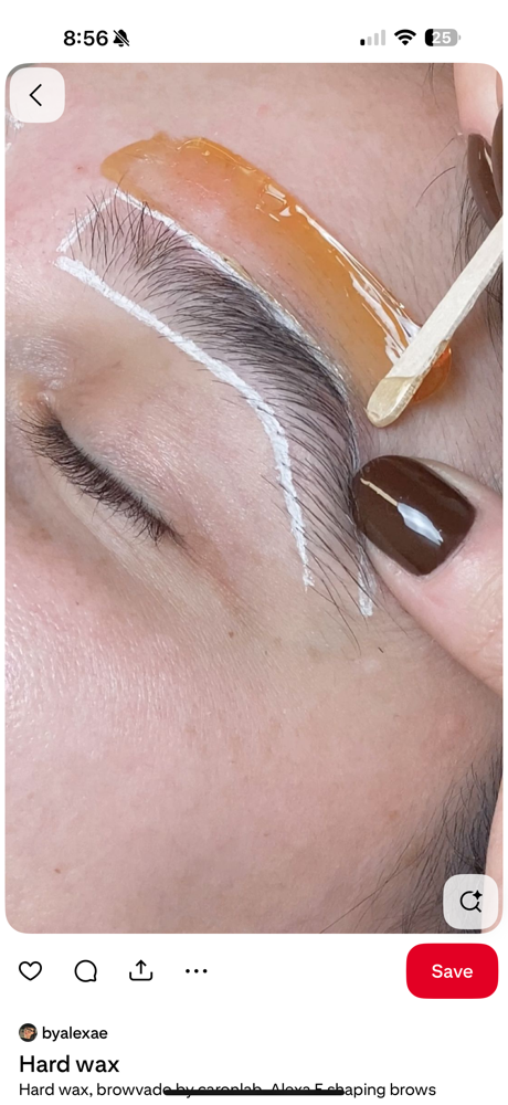Brow Shaping ( Hot Wax / Tweezers)