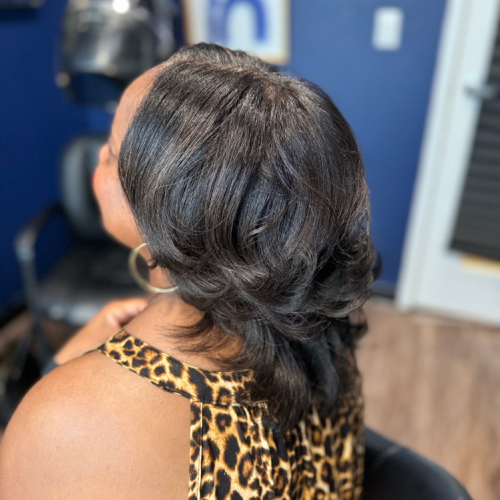 Relaxer and Style at Styles by Meeshell in Kingsland, GA