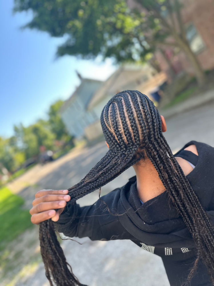 8-10 Feed In Braids