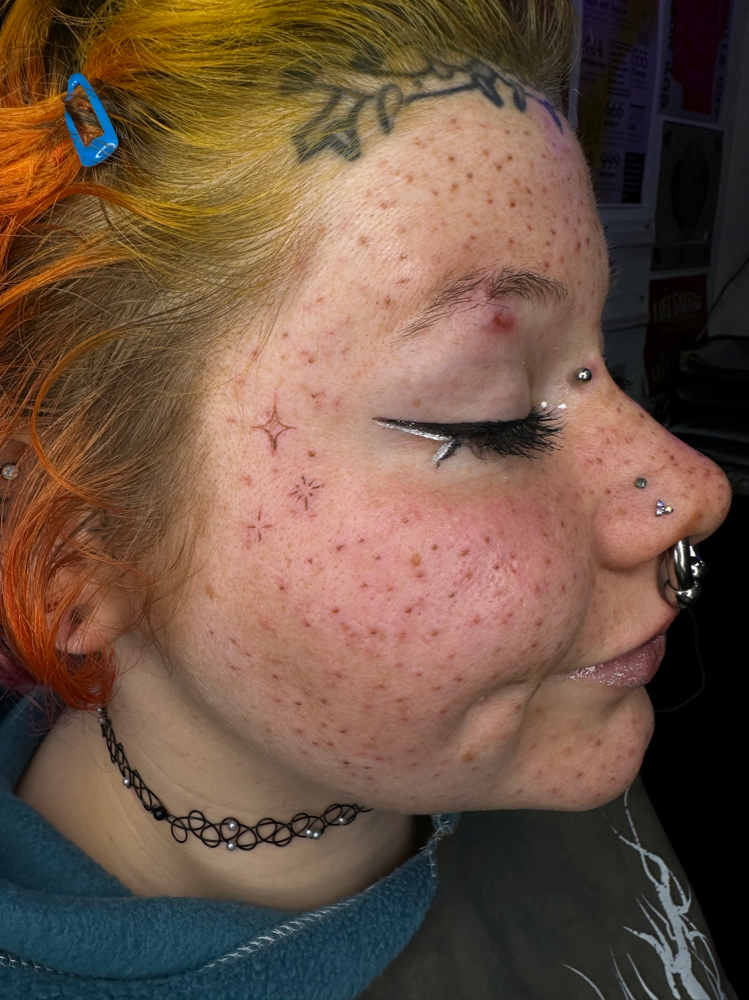 PMU Faux Freckles Tattoo