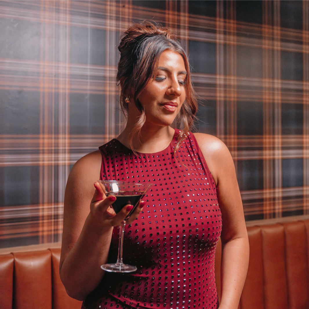 The Martini Girl at The Sunless Bar in Saratoga Springs, UT