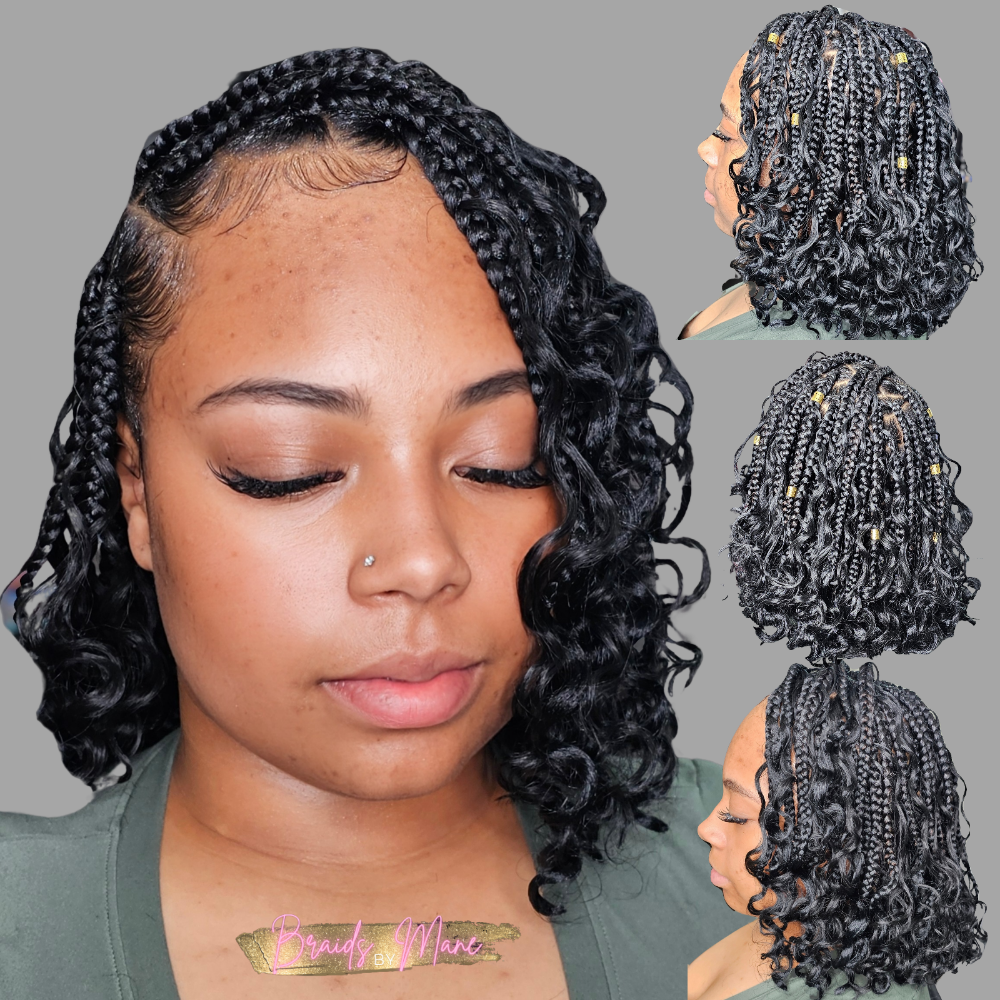 Bob Boho Braids Knotless