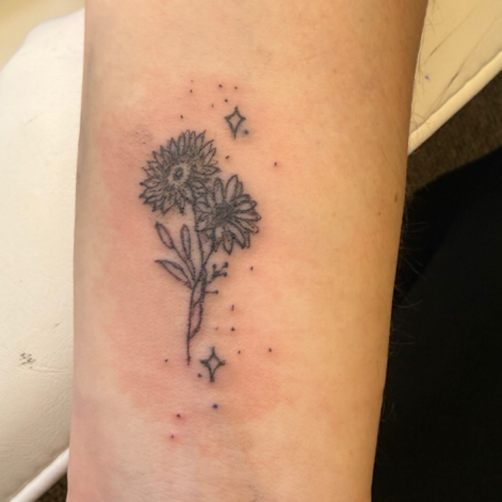 Fine Line tattoo at Divine Feminine Aesthetics in Chehalis, WA