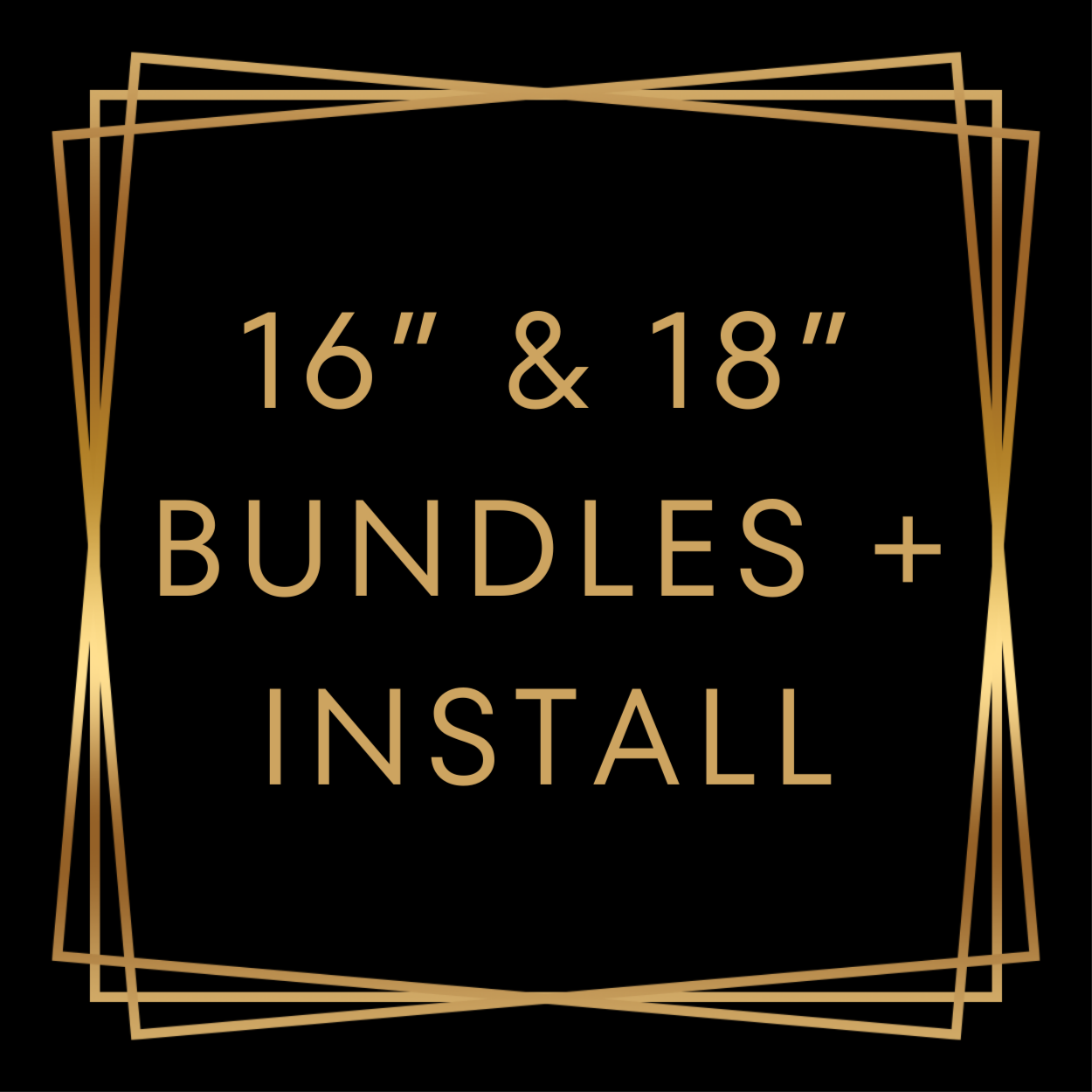 16” & 18” Bundles + Install at Hair By Sable Marie Studio in Saint Clair Shores, MI