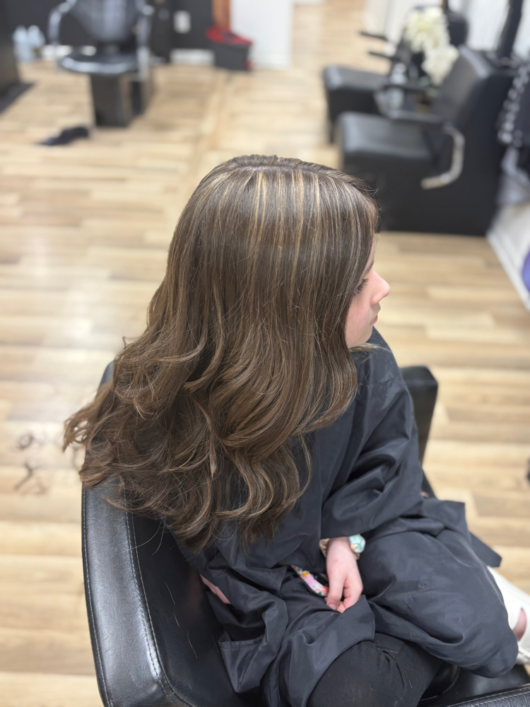 Partial foil highlight