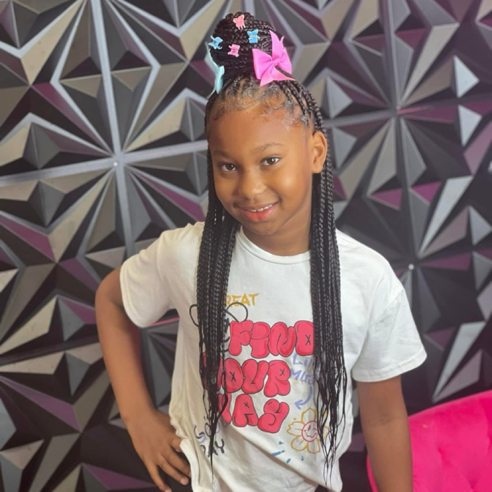 childrens Knotless (5-9 years old) at TruGlam Stylist in Winston Salem, NC