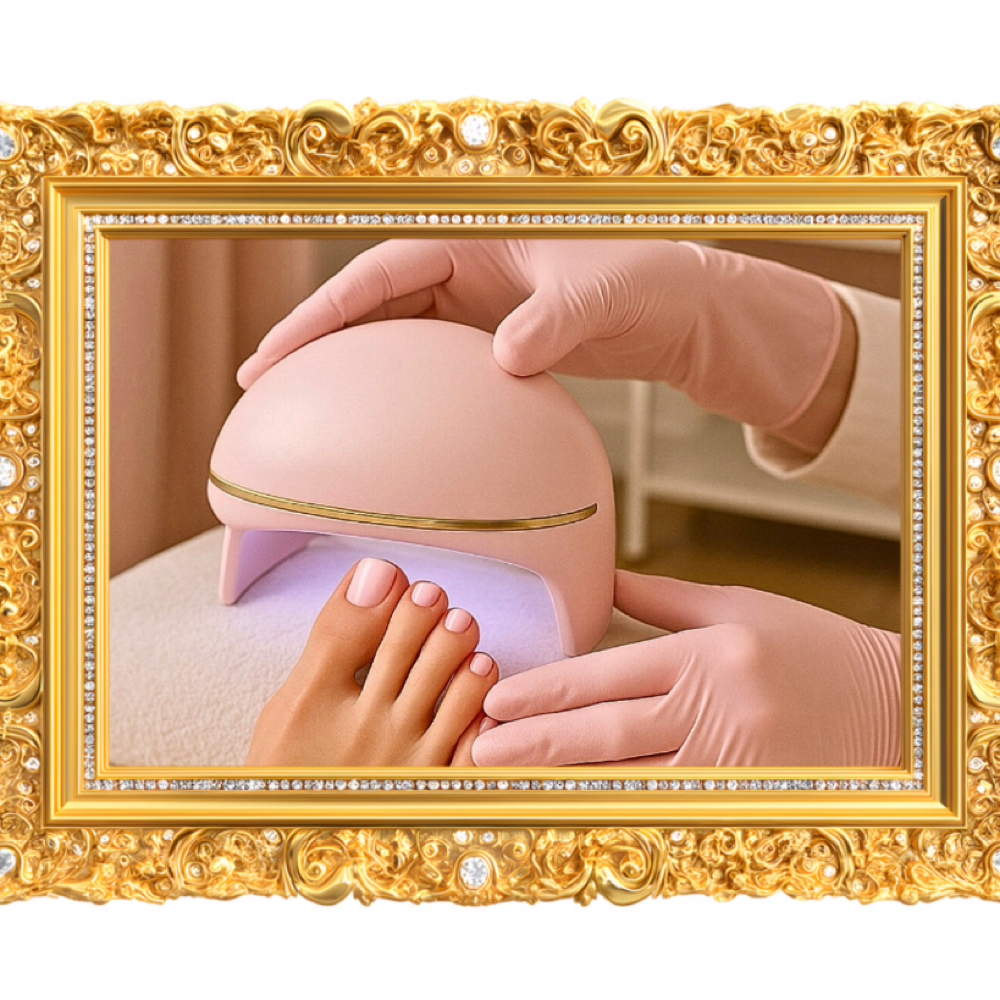 *TOES* Gel polish only at The Pink Atelier in Raleigh, NC