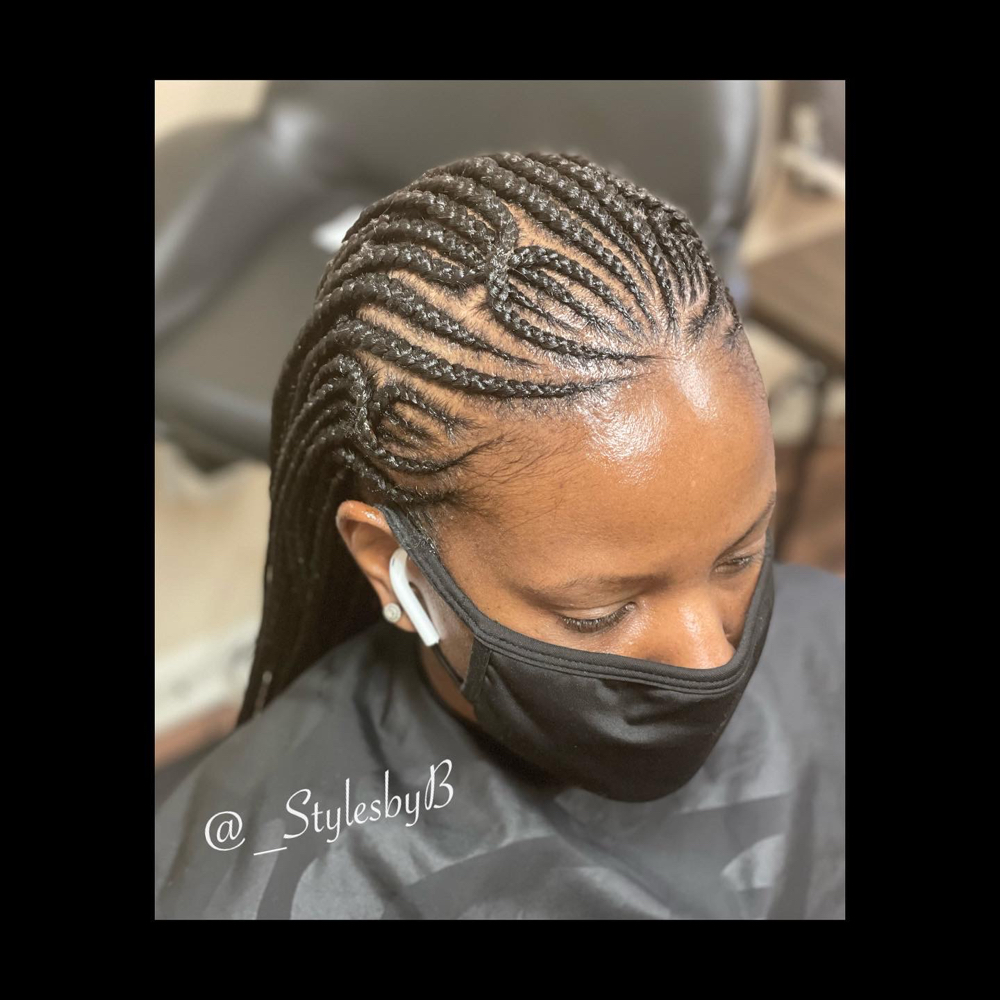 Tribal Braids/Layered Cornrows