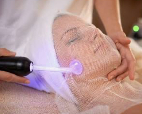 High Frequency Acne Facial