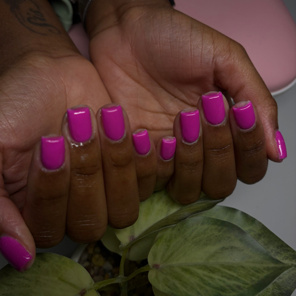 Gel polish nails at Serenity Soul Spa in Charlotte, NC