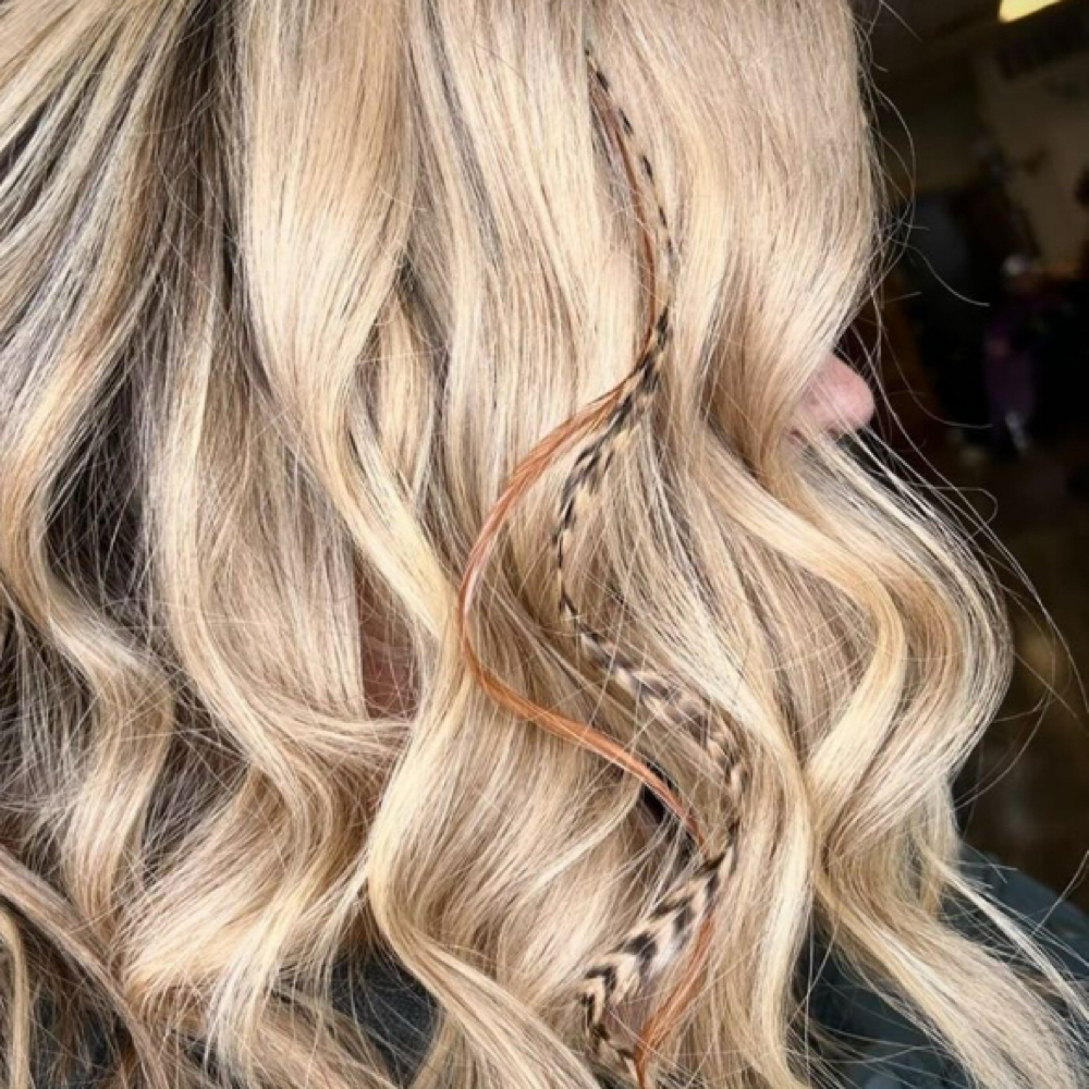 Feather, Tinsel at Beauty by Carli B. in Fairdale, WV