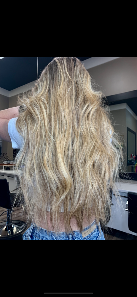 Full Blonding And Haircut at Courtney Nealy in Hunt Valley, MD