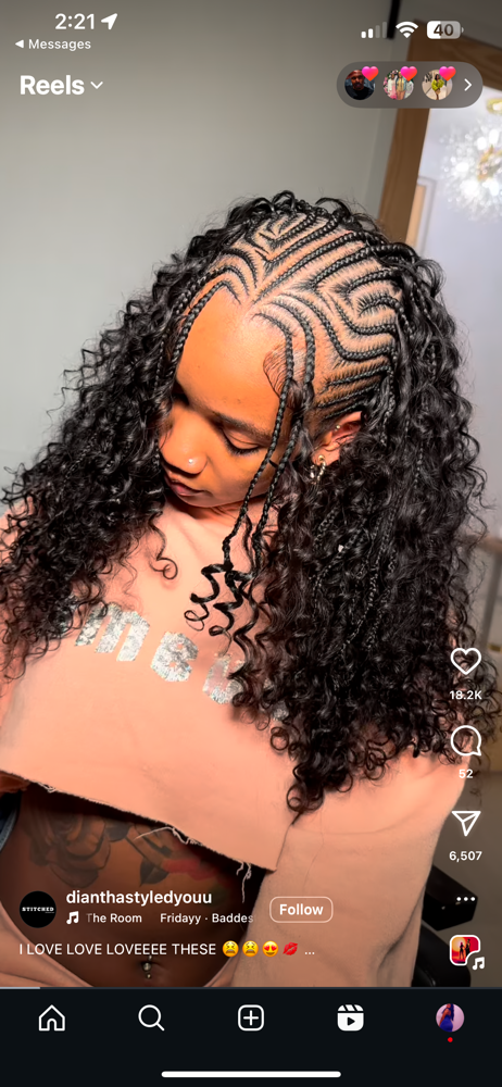 Fulani Braids + Quick Weave at StyledByLex in waldorf, MD