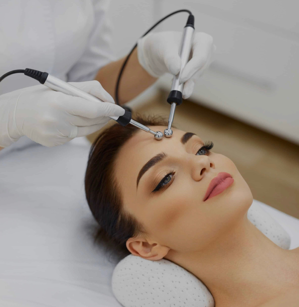 Microcurrent lifting treatment