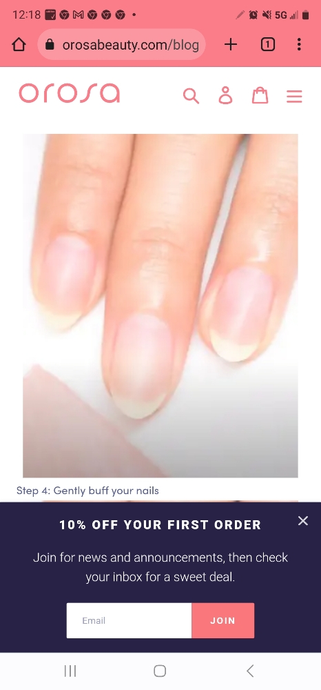 Manicure - Buff/Lacquer