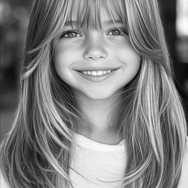 Kids Long Cut & Style Ages (0-10)